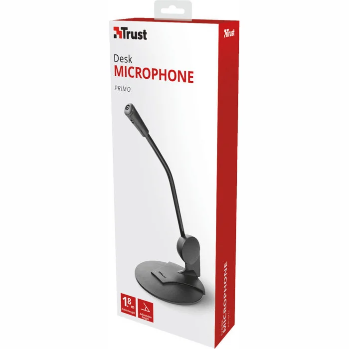 Mikrofons Trust Primo Desk Black