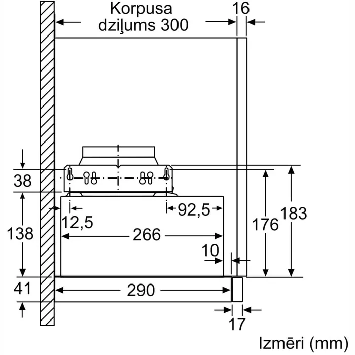 Tvaika nosūcēji Bosch DFM064W54