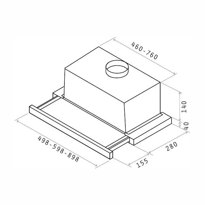 Elica Elite 14 LUX GRIX/A/50