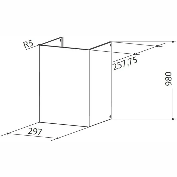 Faber Kit Upper Chimney Alto X H990 112.0157.252