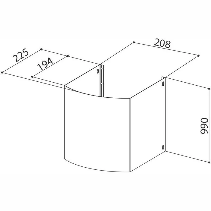 Faber Kit Upper Chimney X H990 112.0157.262