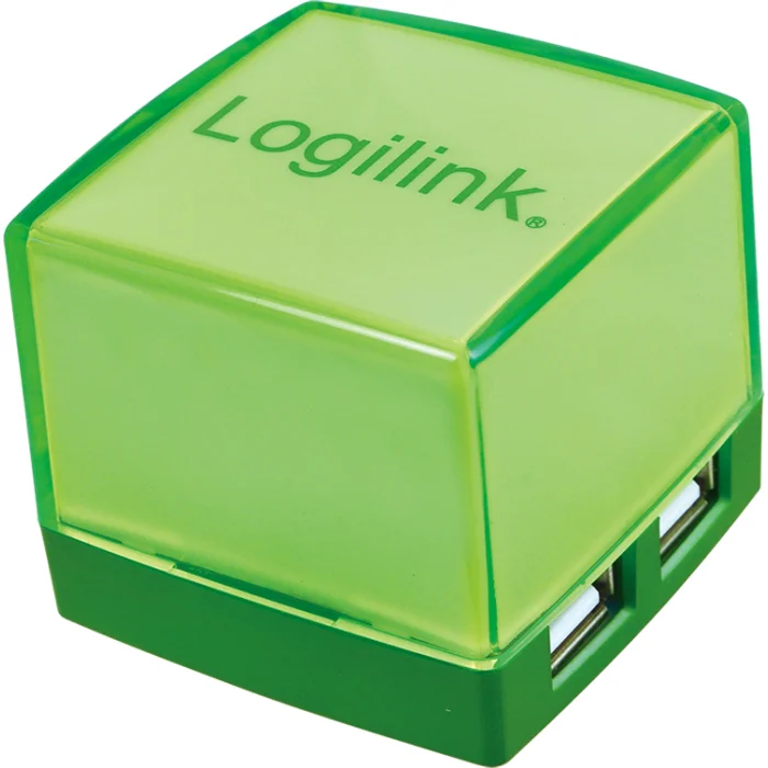 Logilink USB Hub 4-Port USB2.0 zaļš