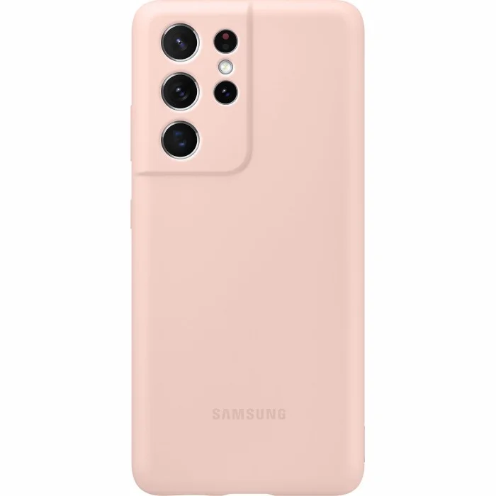 Telefona vāciņi un maciņi Samsung Galaxy S21 Ultra Silicone Cover Pink