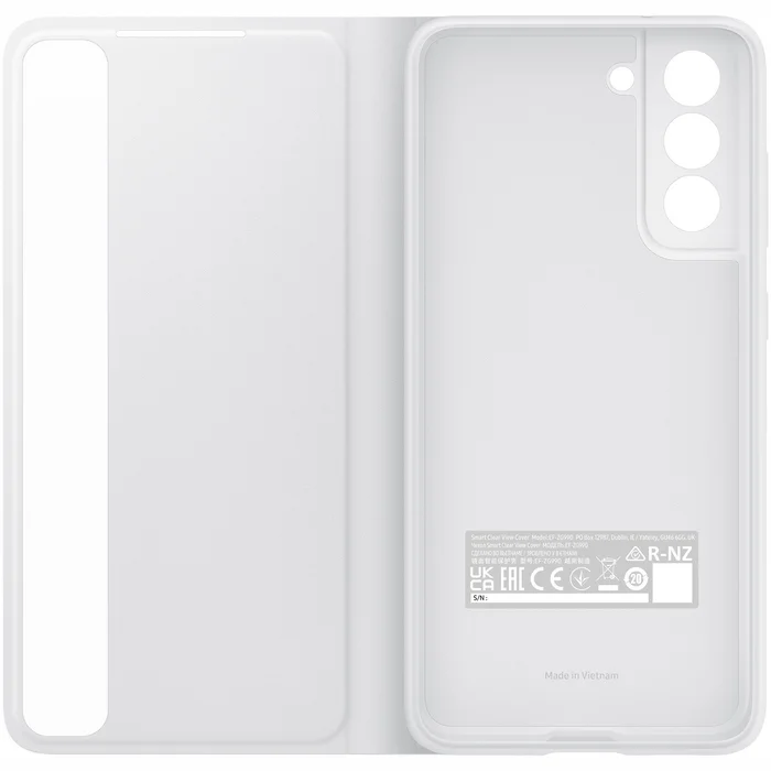 Samsung Galaxy S21 FE Smart Clear View Cover White