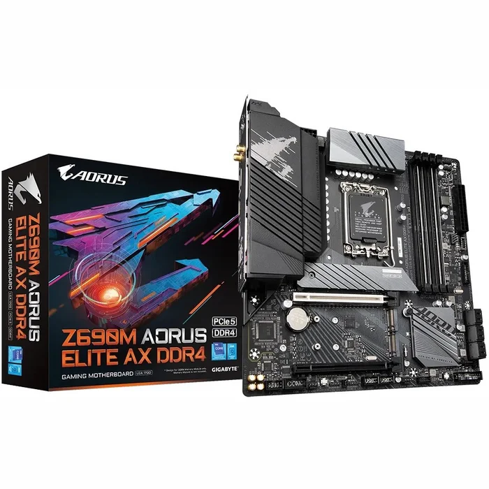 Mātesplate Gigabyte Z690M Aorus Elite AX DDR4