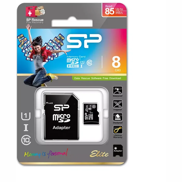 Silicon Power Elite 8 GB MicroSDHC