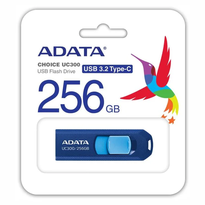 USB zibatmiņa Adata 256 GB USB-C ACHO-UC300-256G-RNB/BU