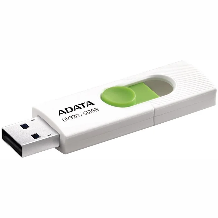 USB zibatmiņa Adata UV320 512GB USB 3.1 AUV320-512G-RWHGN White