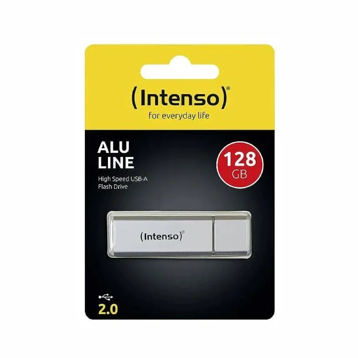 USB zibatmiņa Intenso Alu Line 2.0 128GB Silver 3521496