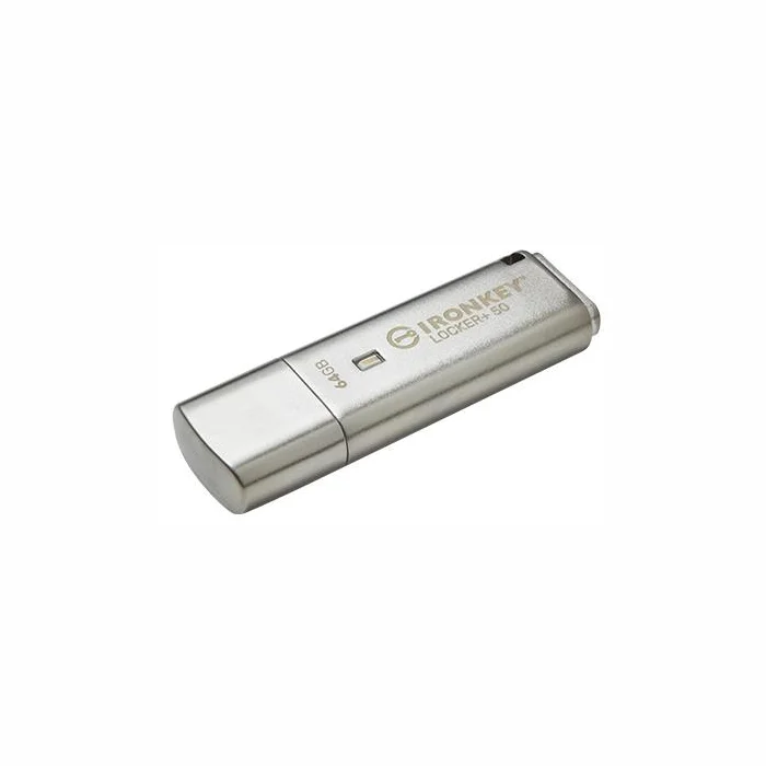 USB zibatmiņa Kingston IronKey Locker+ 64GB USB 3.2