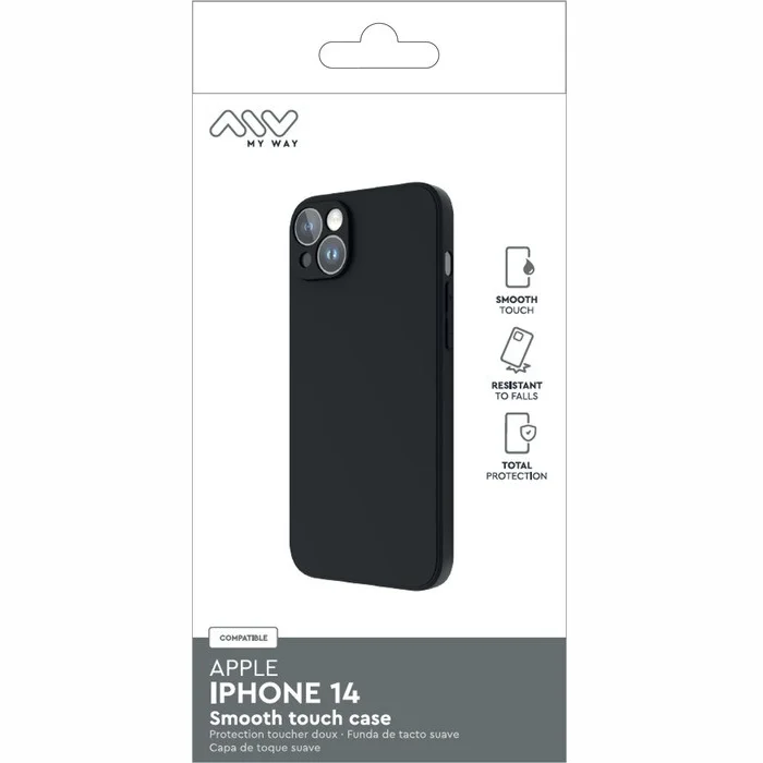 Apple iPhone 14 Smoothie TPU Cover By My Way Black