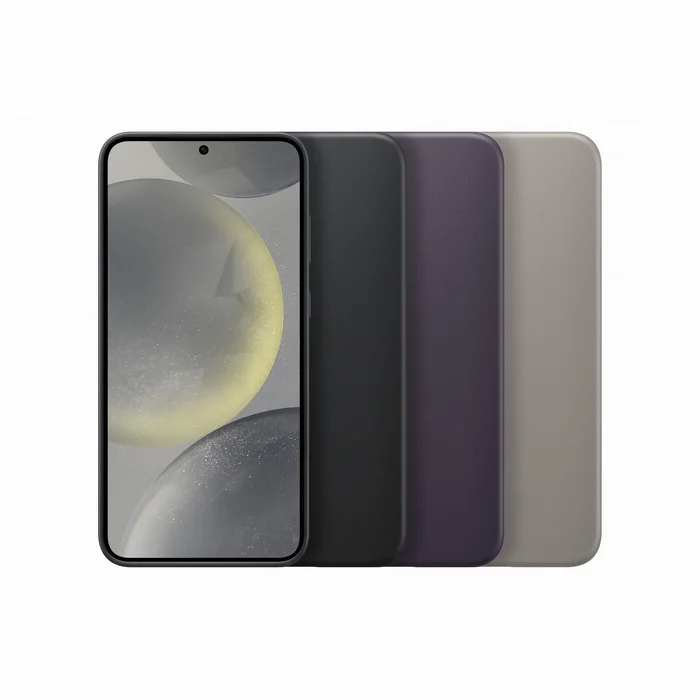 Samsung Galaxy S24+ Vegan Leather Cover Dark Violet