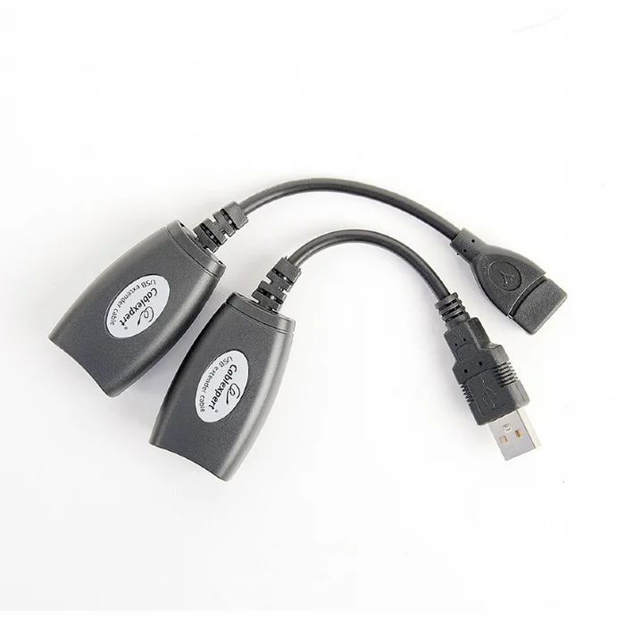 Gembird USB extender 0.17m Black