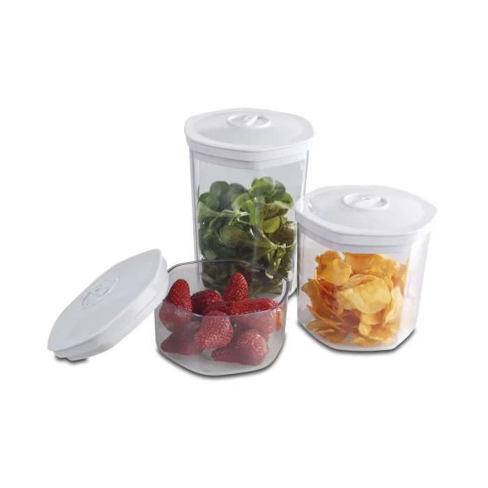 Vakuuma pārtikas konteineri Solis 92278 3 gab. 700 ml 1400 ml un 2000 ml