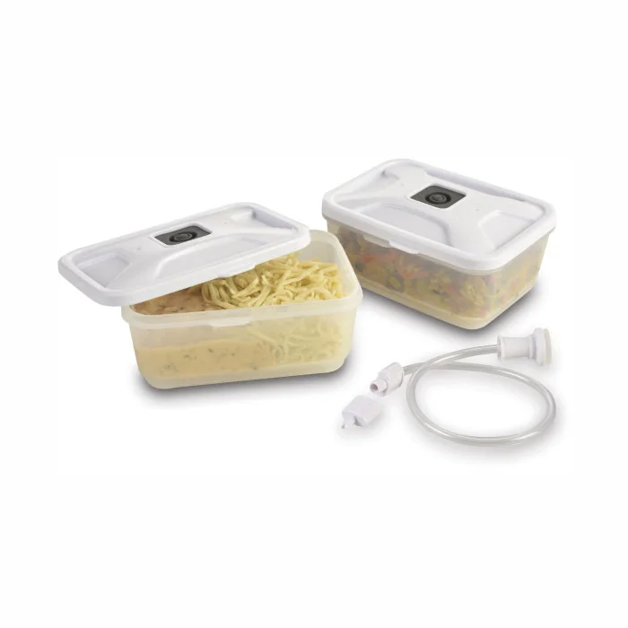 Mazās virtuves tehnikas aksesuāri Vakuuma pārtikas konteineri Solis 92285 2 gab. 600 ml