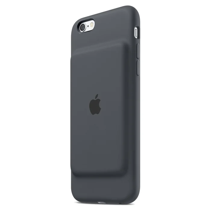 Viedtālruņu aksesuāri iPhone 6s Smart Battery Case Charcoal Gray
