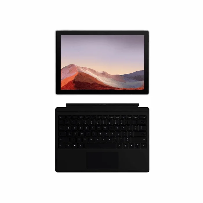 Planšetdators Microsoft Surface Pro 7 Platinum + Keyboard Pro 4 Black