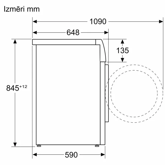 Veļas mašīna Bosch WGB244A0SN