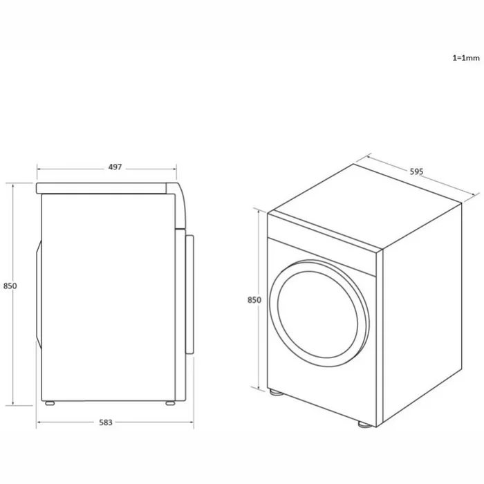 Veļas mašīna Haier HW90G-BD14979U1S