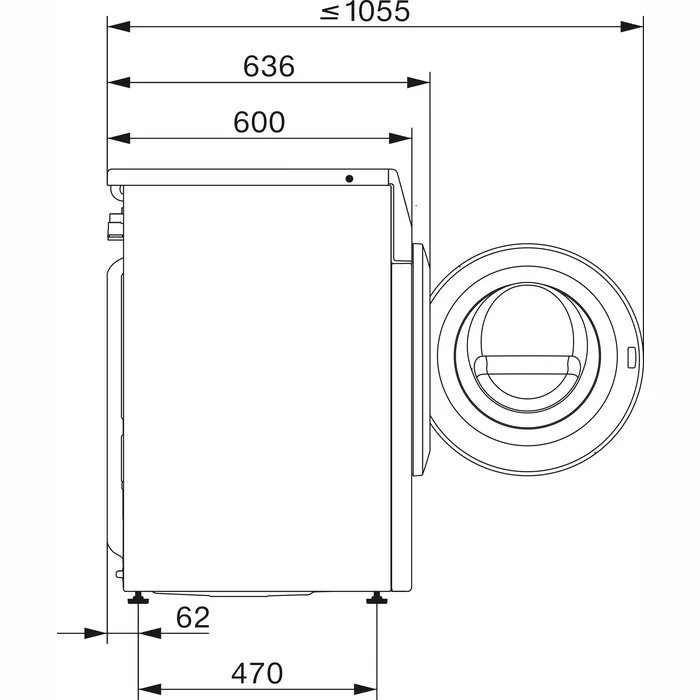 Veļas mašīna Miele WEA135 WCS 8kg Active Lotus White 12729530