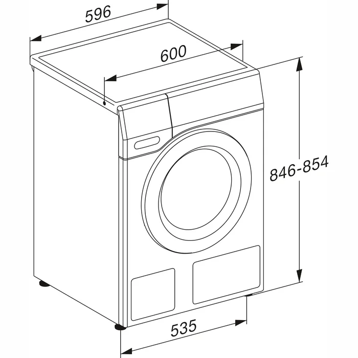 Veļas mašīna Miele WEA135 WCS 8kg Active Lotus White 12729530