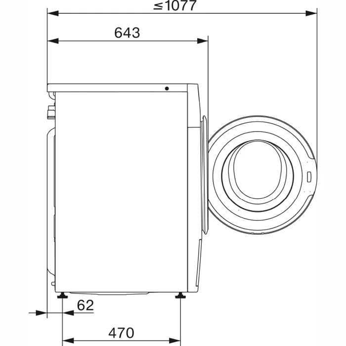 Veļas mašīna Miele WSF664 WCS TDos&8kg