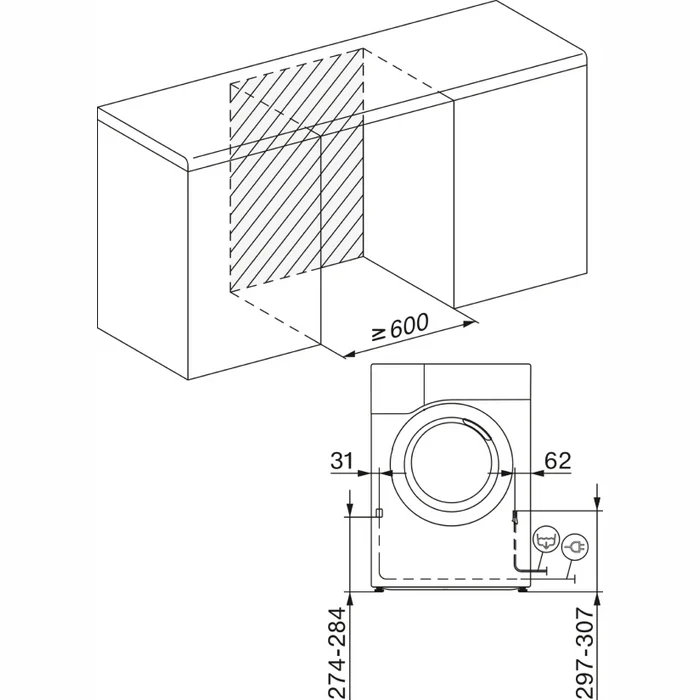 Veļas žāvētājs Miele TCC230WP 8kg