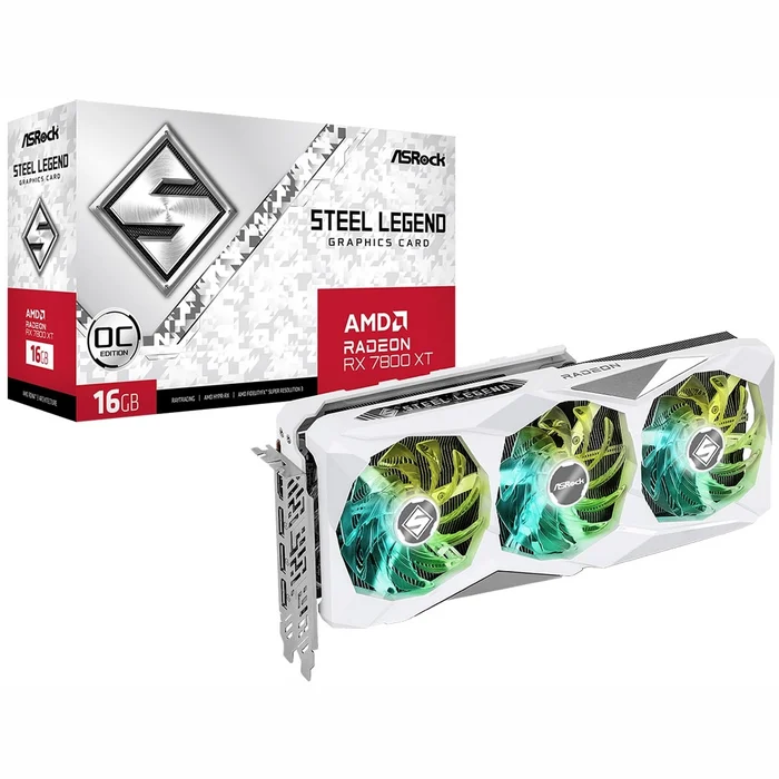 Videokarte ASRock AMD Radeon RX 7800 XT Steel Legend 16GB OC