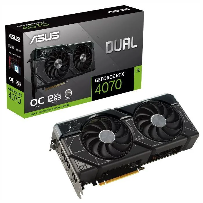 Videokarte Asus Dual GeForce RTX 4070 OC Edition 12GB DUAL-RTX4070-O12G