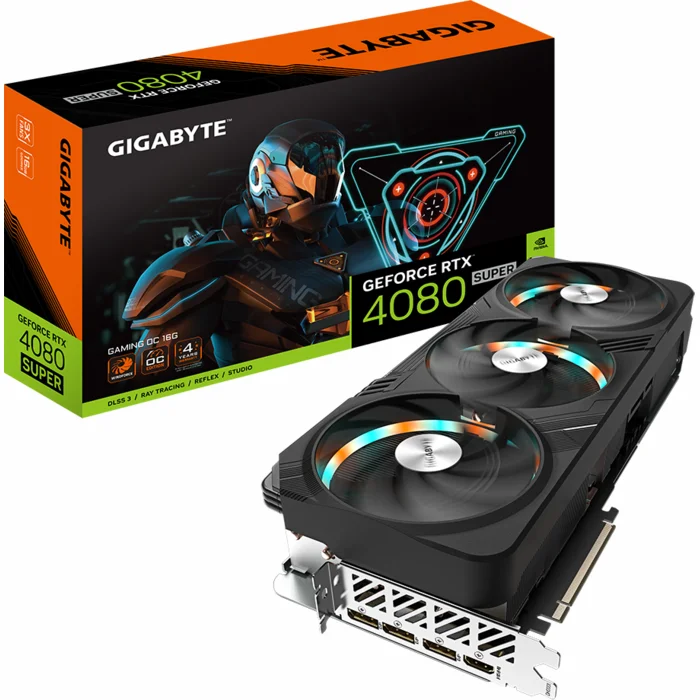 Videokarte Gigabyte GeForce RTX 4080 SUPER Gaming OC 16GB