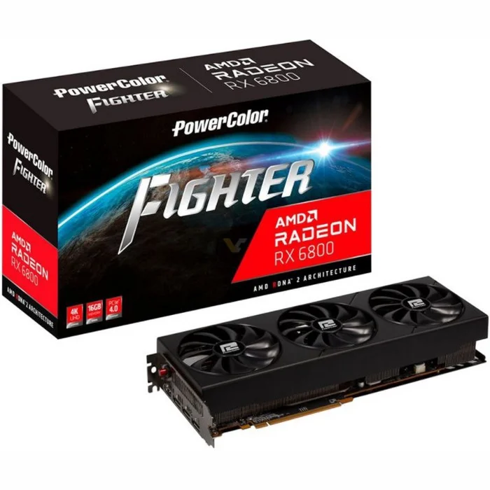 Videokarte PowerColor Fighter AMD Radeon RX 6800 16GB