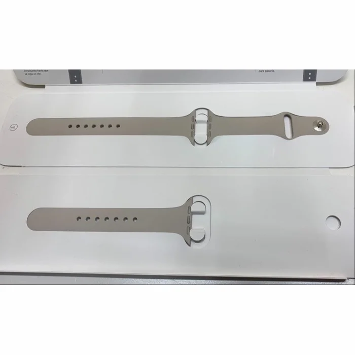 Viedpulkstenis Apple Watch Series 7 GPS 41mm Starlight Aluminium Case with Starlight Sport Band [Mazlietots, komplektācijā neietilpst lādētājs]