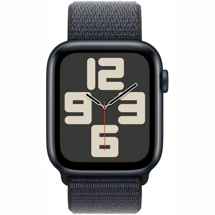 Viedpulkstenis Apple Watch SE 2024 GPS 40mm Midnight Aluminium Case with Ink Sport Loop