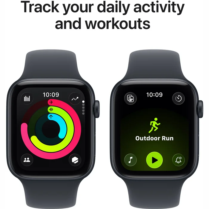 Apple Watch SE 3 GPS 40mm Midnight Aluminium Case with Midnight Sport Band - M/L