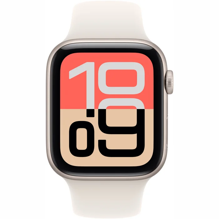 Apple Watch SE 3 GPS + Cellular 40mm Starlight Aluminium Case with Starlight Sport Band - S/M
