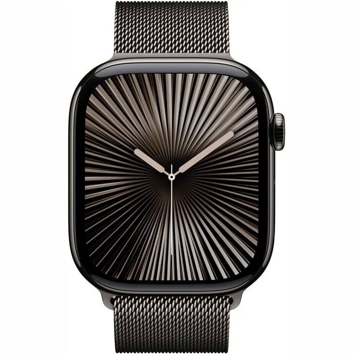 Viedpulkstenis Apple Watch Series 10 GPS + Cellular 46mm Slate Titanium Case with Slate Milanese Loop - M/L