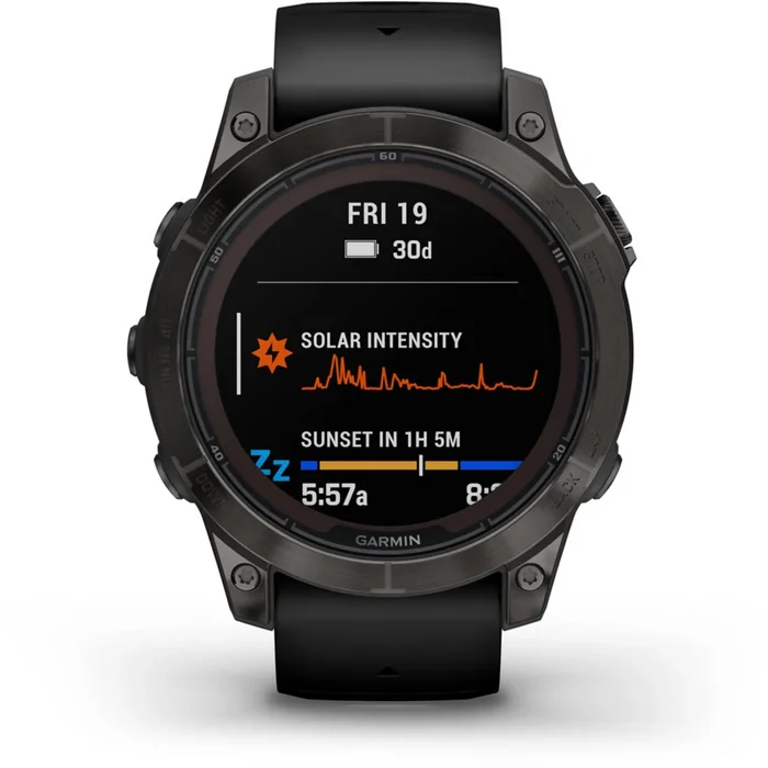 Garmin Fenix 7 Pro Sapphire Solar Carbon Gray with Black Band