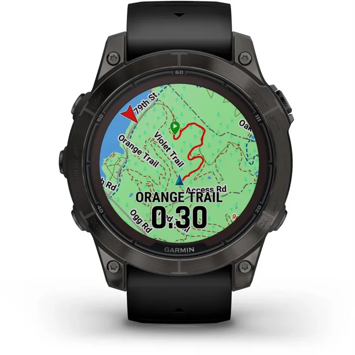 Garmin Fenix 7 Pro Sapphire Solar Carbon Gray with Black Band