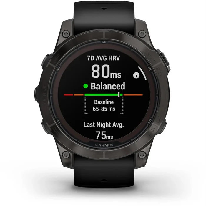 Garmin Fenix 7 Pro Sapphire Solar Carbon Gray with Black Band