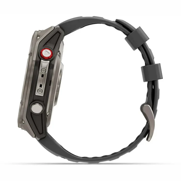 Garmin fenix 8 Pro 51mm AMOLED Sapphire Titan Gray with Black silicone band