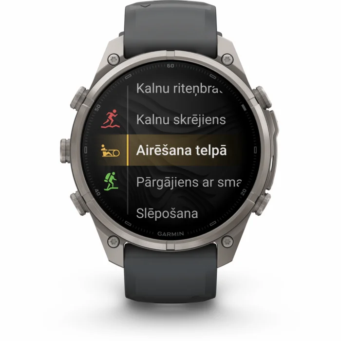 Garmin fenix 9 PRO 47mm inReach Titanium with Graphite/Black Silicone Band