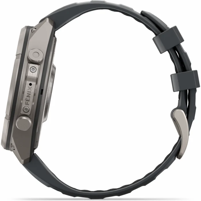 Garmin fenix 9 PRO 47mm inReach Titanium with Graphite/Black Silicone Band