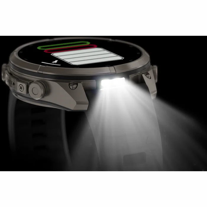 Garmin fenix 9 PRO 47mm inReach Titanium with Graphite/Black Silicone Band