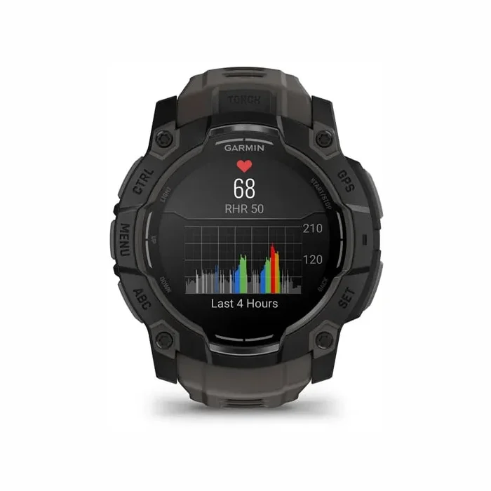 Viedpulkstenis Garmin Instinct 3 – 50 mm AMOLED Black with Charcoal Band