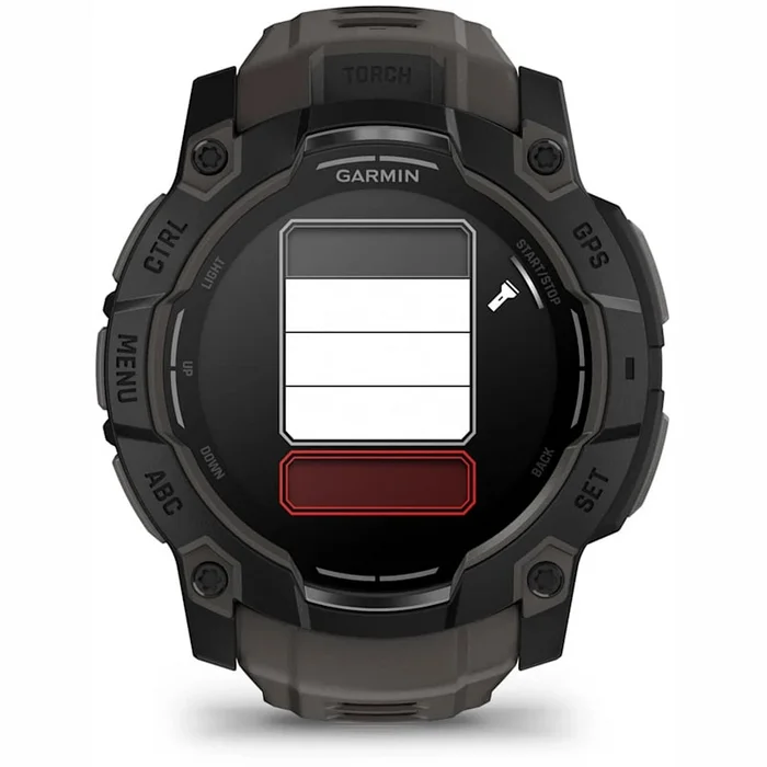 Viedpulkstenis Garmin Instinct 3 – 50 mm AMOLED Black with Charcoal Band