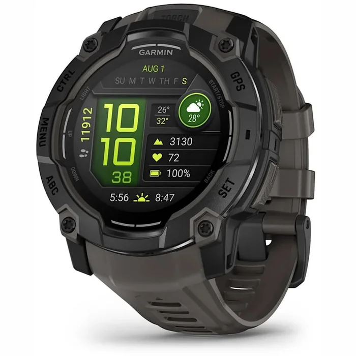 Viedpulkstenis Garmin Instinct 3 – 50 mm AMOLED Black with Charcoal Band