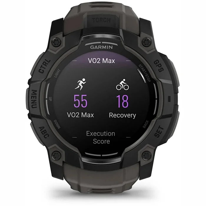 Viedpulkstenis Garmin Instinct 3 – 50 mm AMOLED Black with Charcoal Band