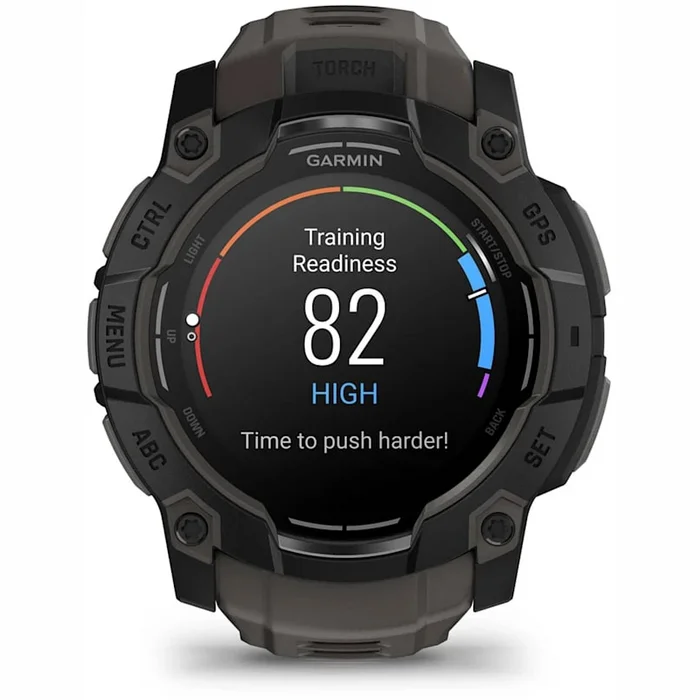 Viedpulkstenis Garmin Instinct 3 – 50 mm AMOLED Black with Charcoal Band