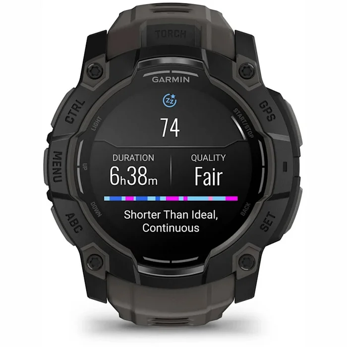 Viedpulkstenis Garmin Instinct 3 – 50 mm AMOLED Black with Charcoal Band