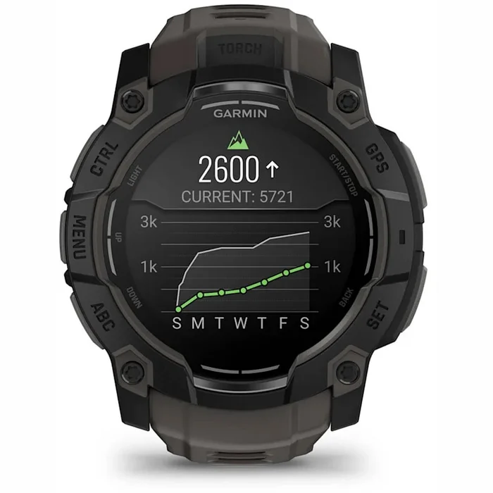 Viedpulkstenis Garmin Instinct 3 – 50 mm AMOLED Black with Charcoal Band